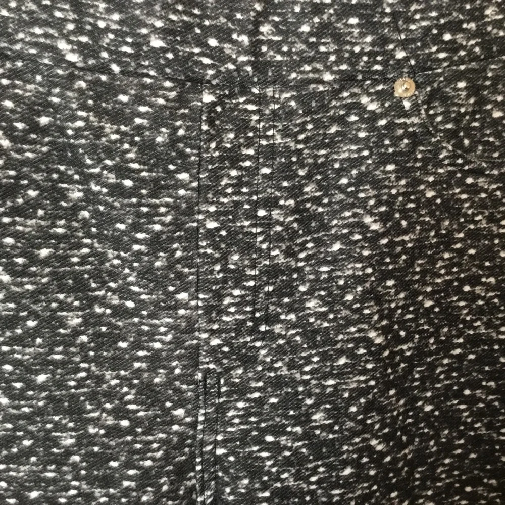 Michael Kors Black & White Stretchy Pull-on Speckled Pants - L